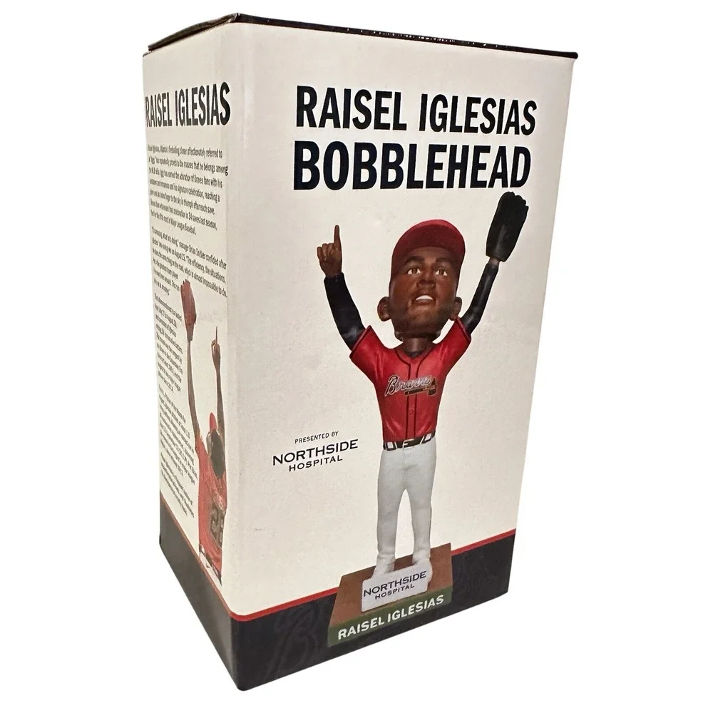 Raisel Iglesias Atlanta‎ Braves Bobblehead 5/8/25 MLB Pitcher Collectible